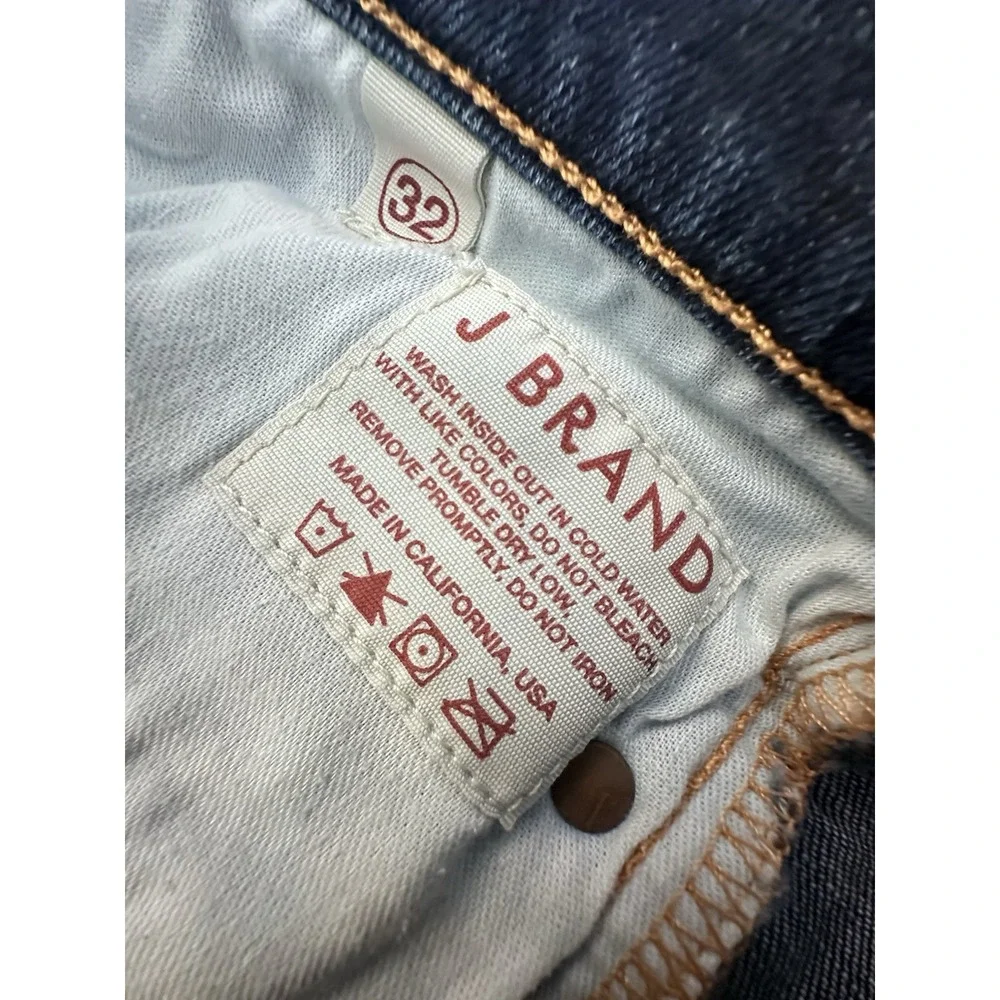 Y2K J Brand Jeans Women‎ Size 32 Straight Leg Stretch Style 805 Ink Mid Rise